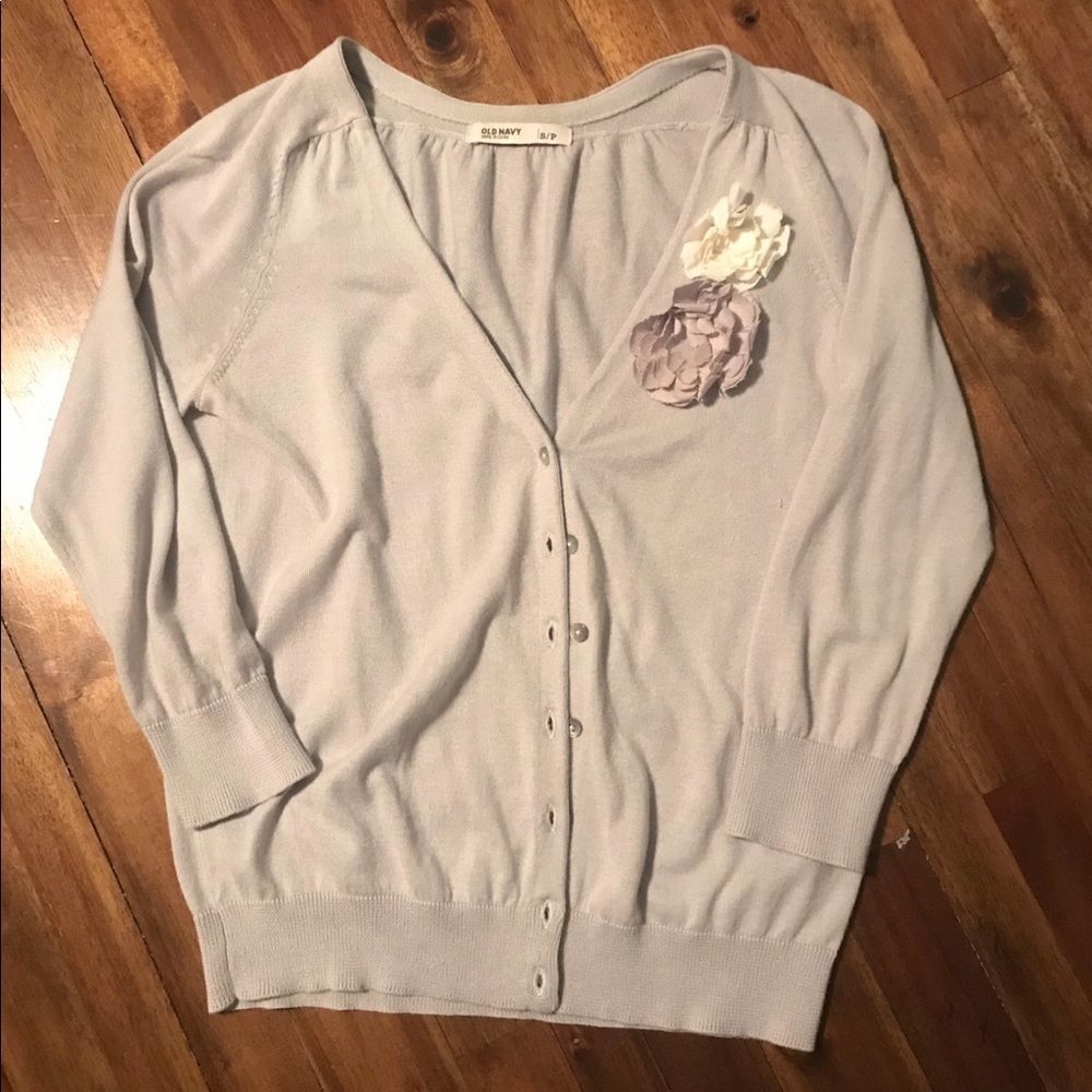 Old navy grey cardigan size small